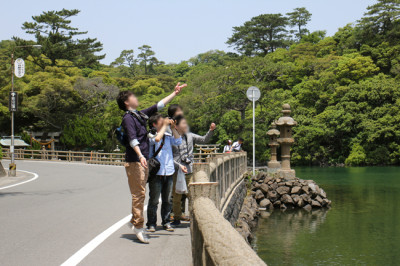 萩 明神池